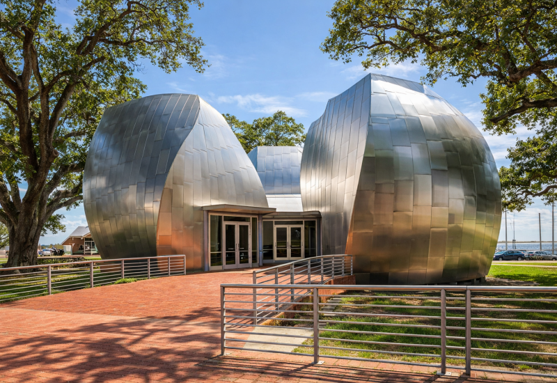 Visitor center at maritime museum
